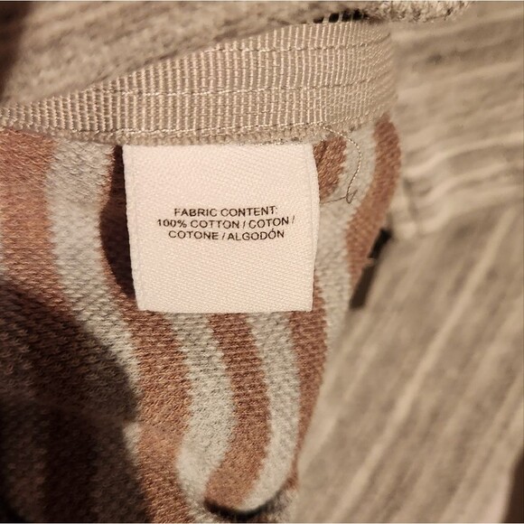 Derek Lam Sweatshirt Short Sleeve‎ Gray Oversized Boxy Cropped Knit Top Layer L - Picture 8 of 11